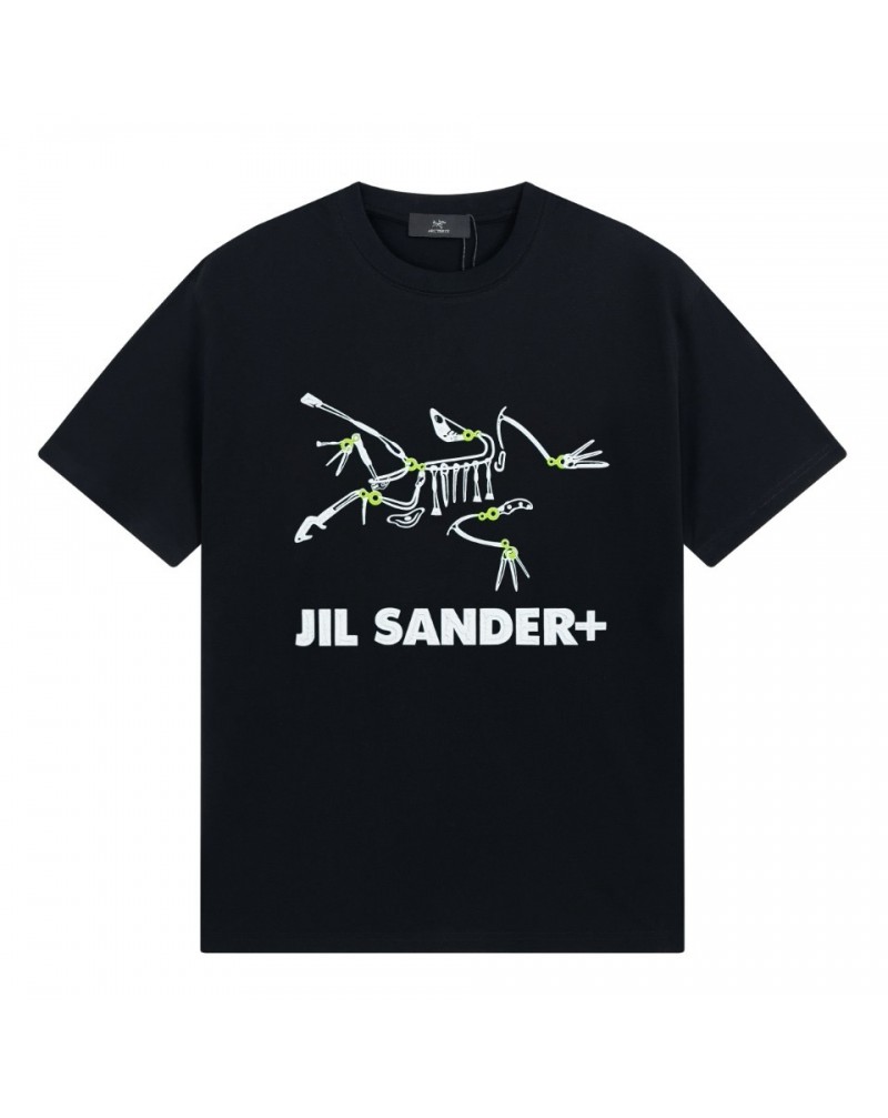 JIL SANDER+tシャツ短袖カップル向けお洒落ティシャツコットントップス