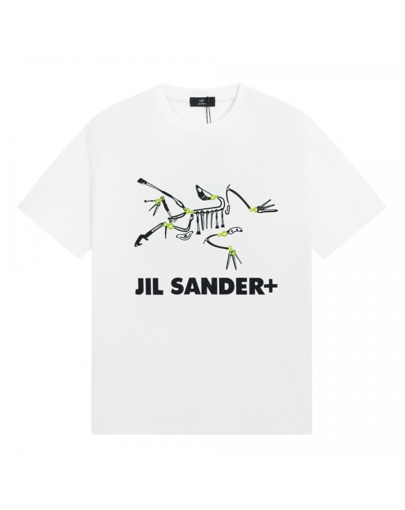 JIL SANDER+tシャツ短袖カップル向けお洒落ティシャツコットントップス