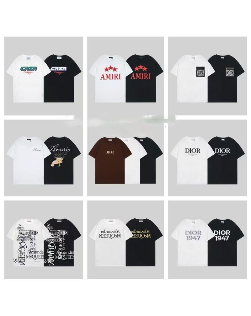 ディオール Tシャツ アミリTシャツ短袖カジュアルティシャツオシャレ潮流個性