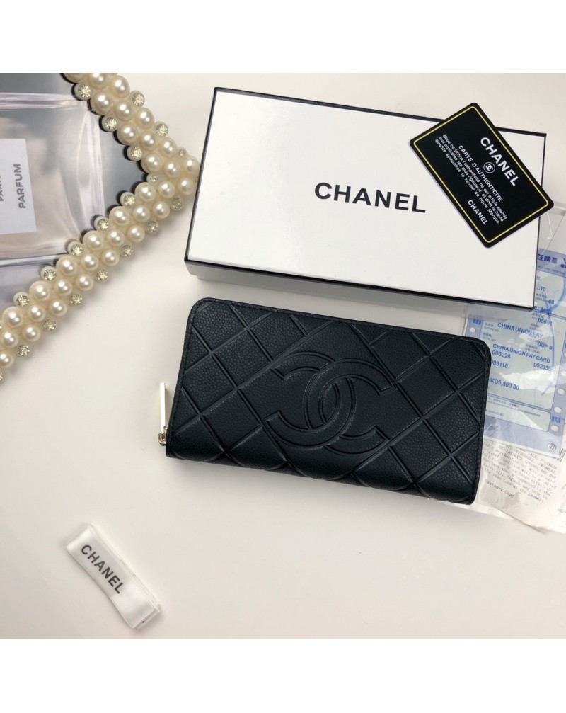 シャネル 長財布 お洒落人気小香風ブランドChanel サイフコピー 紙幣やカードや小銭入れ携帯便利