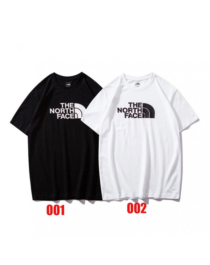 the north face tシャツ半袖お洒落カジュアルウェア上着コットン製ソフトファッショントップスメンズレディース兼用潮流人気