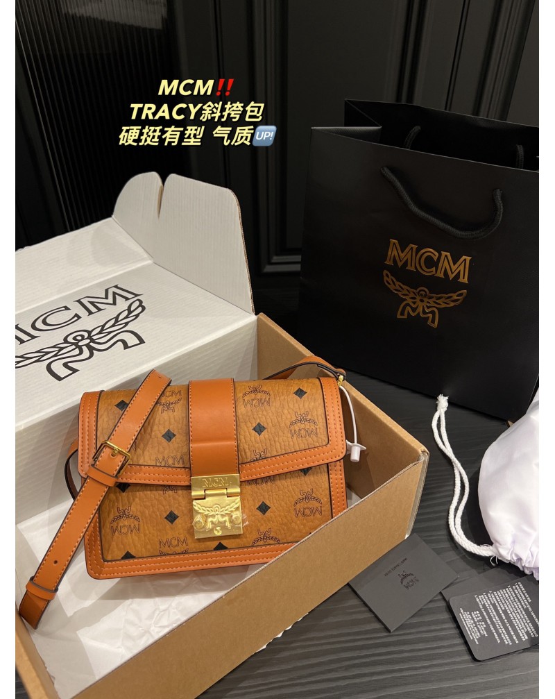 MCM ショルダーバックお洒落韓国風斜め掛けバッグ超人気カバン