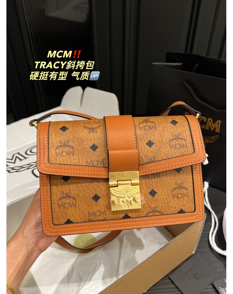 MCM ショルダーバックお洒落韓国風斜め掛けバッグ超人気カバン