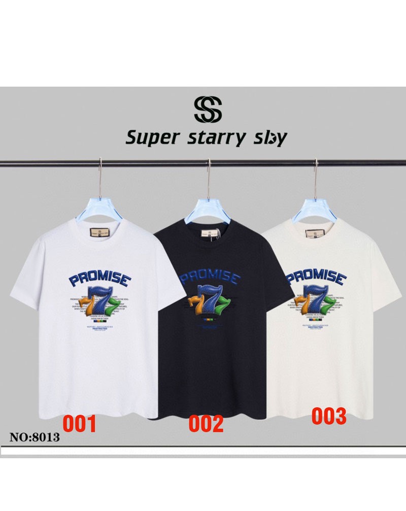 SUPER STARRY Tシャツ半袖潮流個性人気ティシャツコットントップス男女向け